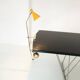 Large Italian brass counterweight lamp, 50s design