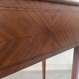 Console marqueterie directoire en acajou