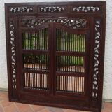 Large Indonesian shutter window mirror 120 x 130