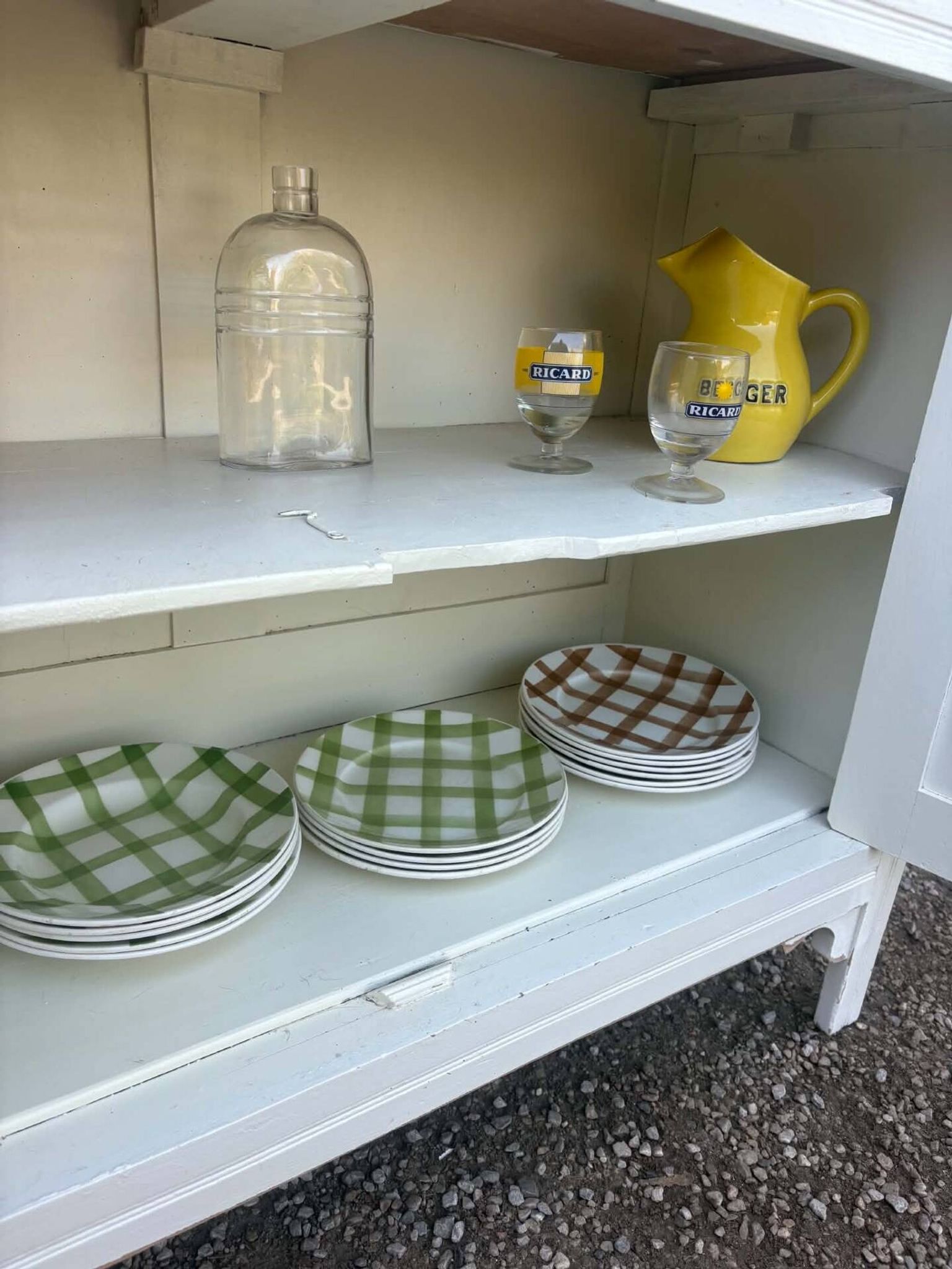Buffet ancien relooké – esprit campagne chic / vintage