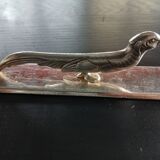 12 Apollo Knife Holders in Silver Metal Animals ART deco