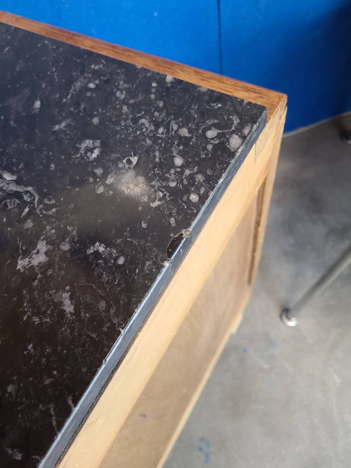 End table, vintage art deco bedside