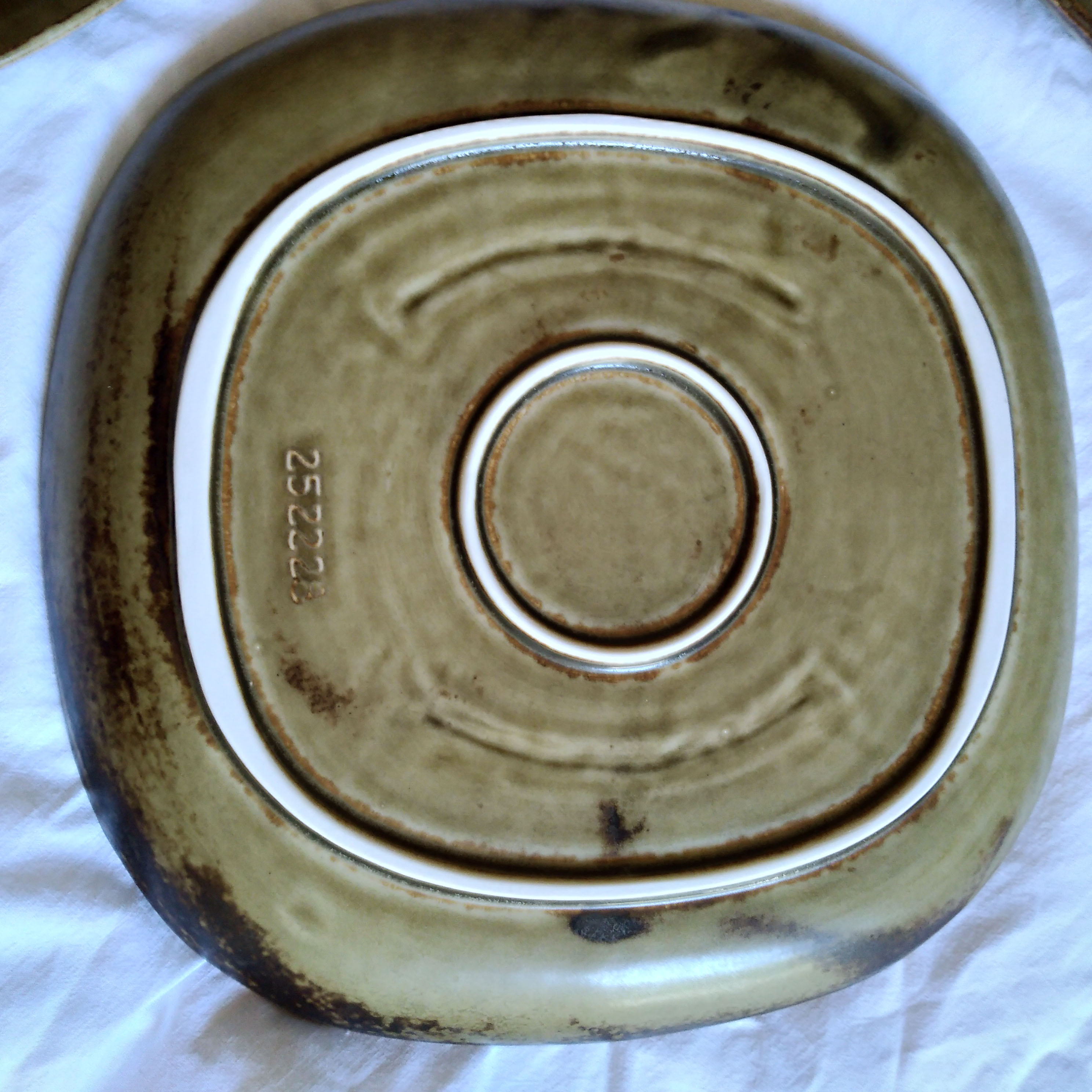 1970 ceramic tapas plates