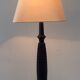 Large vintage lamp 70s wooden