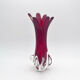 Vase Fratelli Toso Chambord Sommerso Rubis 25cm 954g Murano