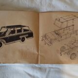 Lot of meccano with book (several models).