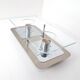 Wofi Leuchten dlg Oxar space age vintage double mirror wall light