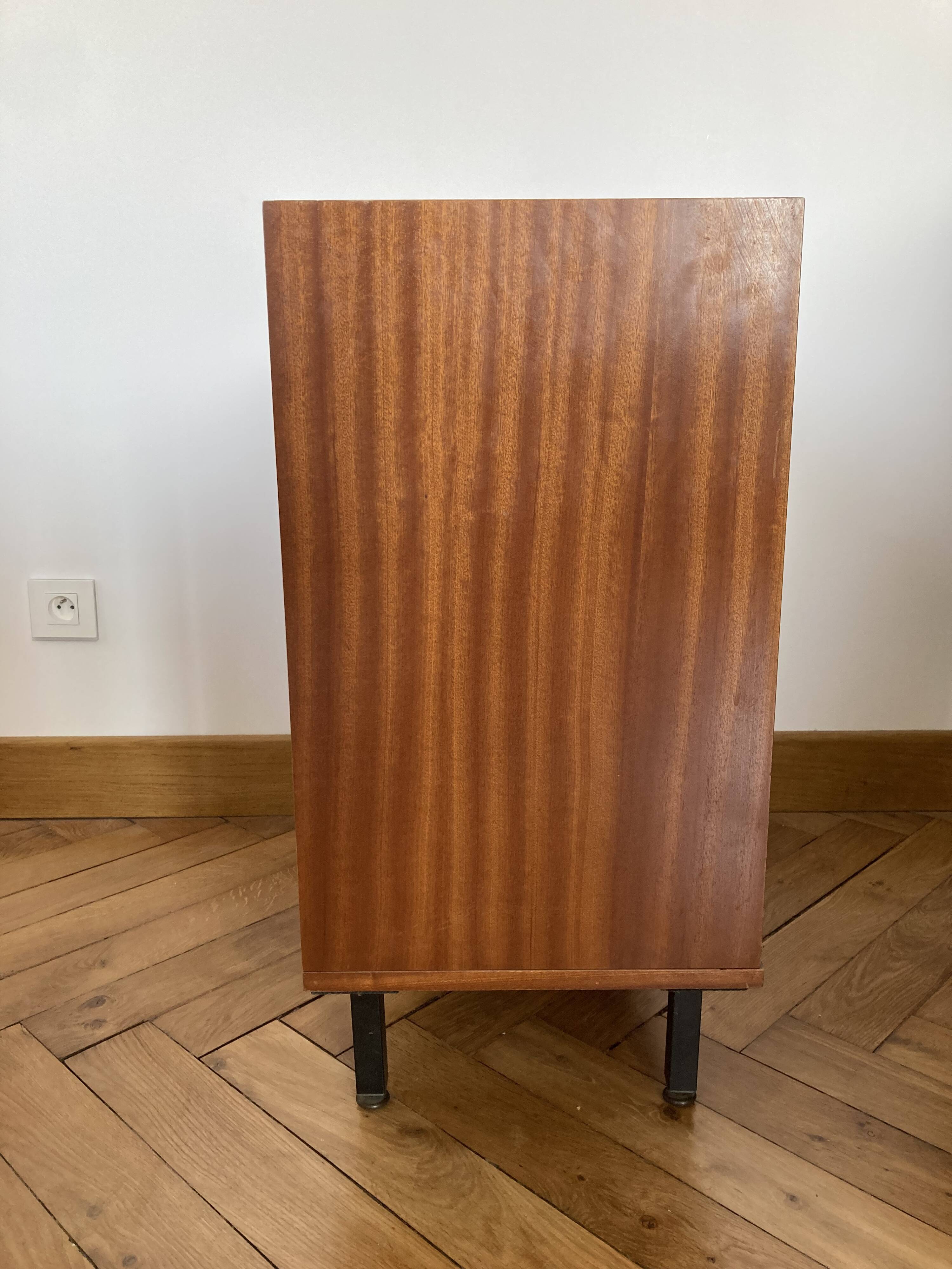 Sliding door cabinet