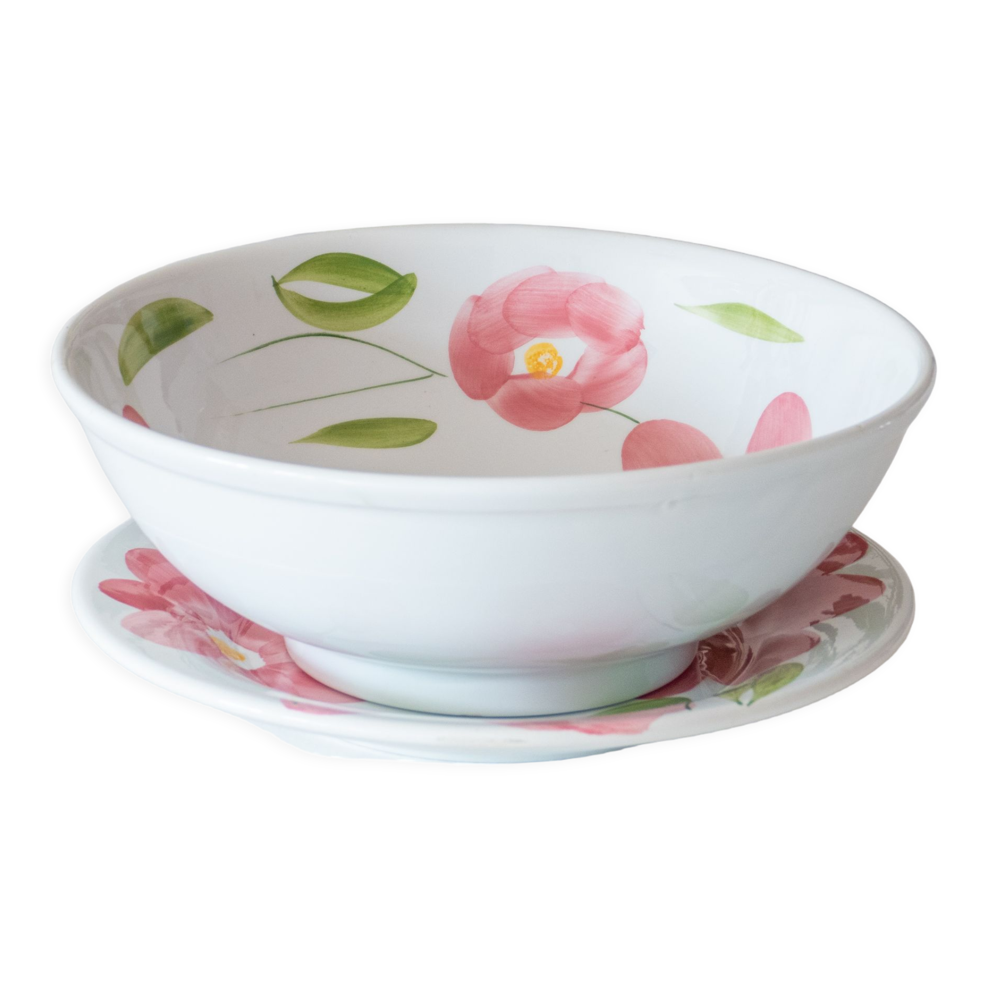 Duo of san marciano dishes painted by hand