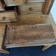 Apothecary furniture in oak, late nineteenth century