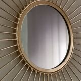 Mirror sun golden metal