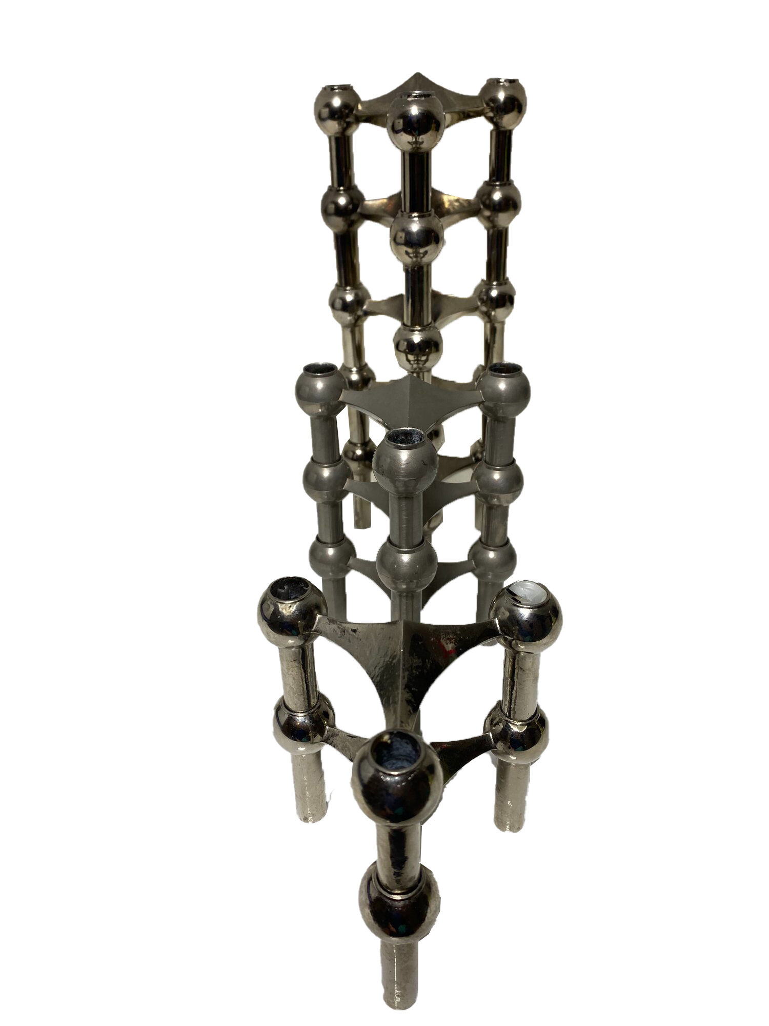 10 Nagel candle holders