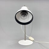 Mid-century White Metal Table Lamp, Czechoslovakia