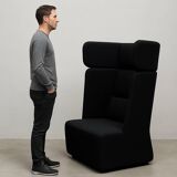 Black sofa - high back