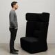 Black sofa - high back