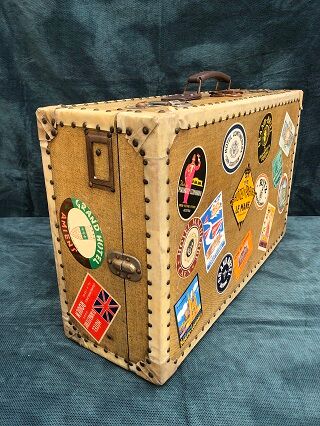 Vintage antique suitcase
