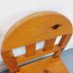 Paire de chaises vintage en pin des années 70 80