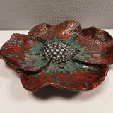 Earthenware dish, in beautiful partial glaze. Made by Sloth keramik Danamrk 1978