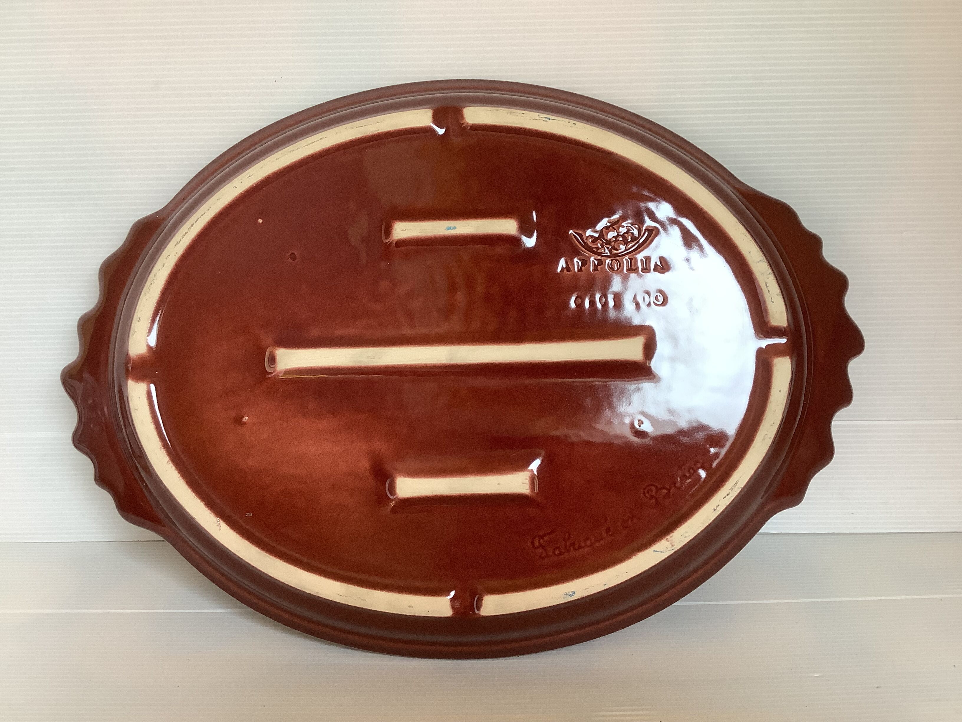 Garnet plate made in Brittany