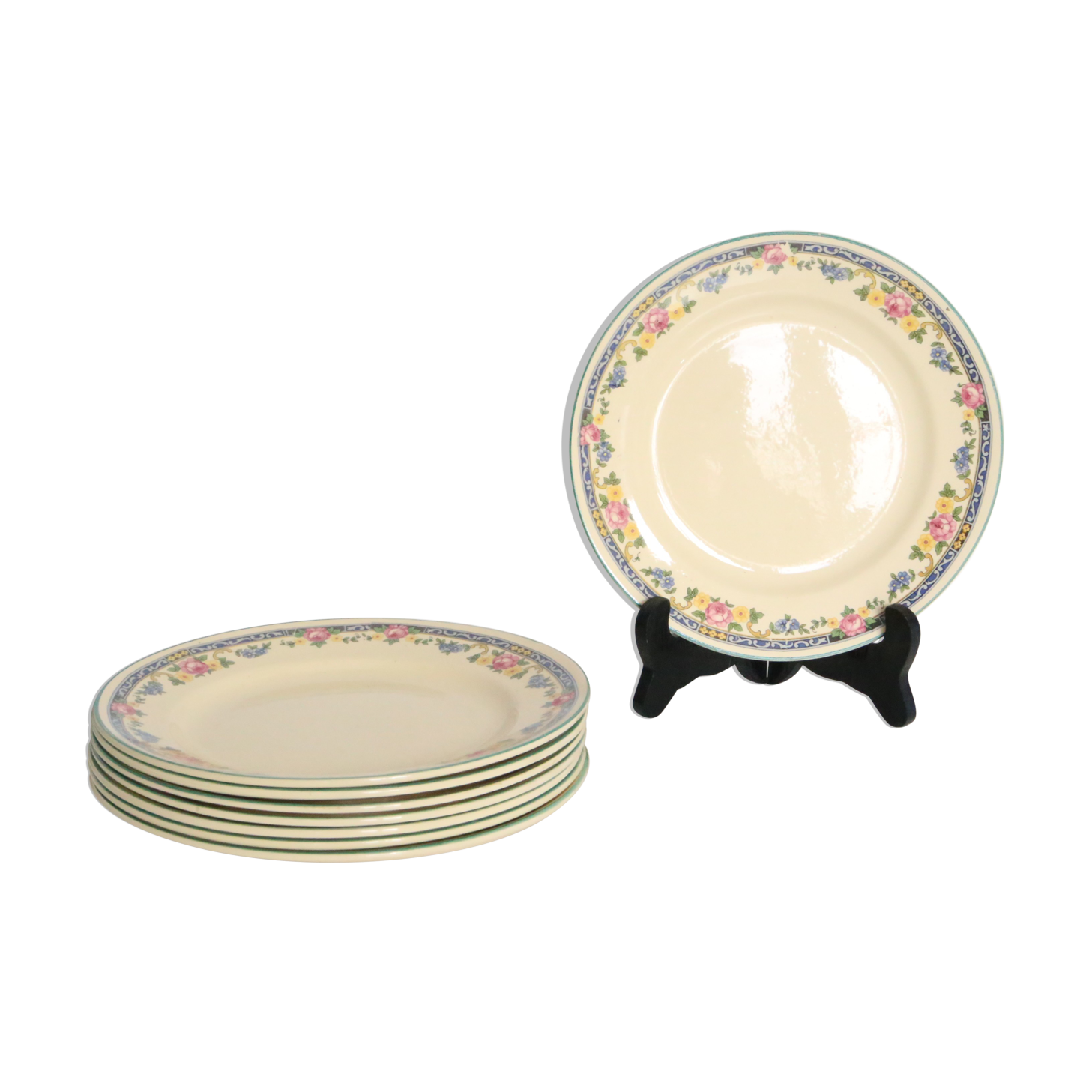 Set de 8 assiettes à dessert Saint Amandinoise