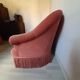Sofa bench velvet peach