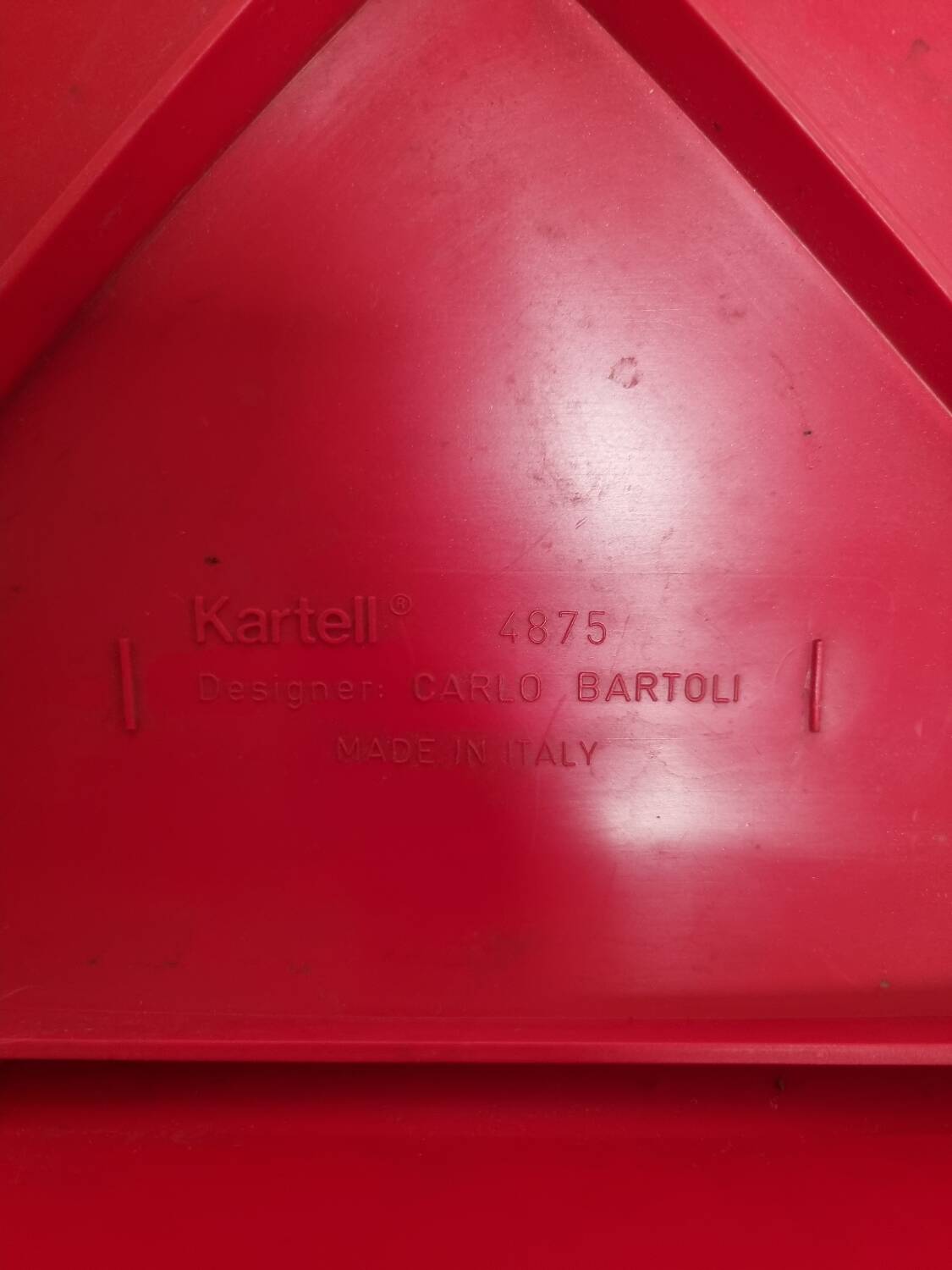 Chaise par Carlo Bartoli pour Kartel