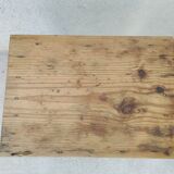 Patinated coffee farmhouse table