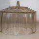 Cloche verre et plateau, art deco des années 30