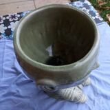 Buddha in Celadon flower pot