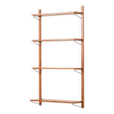 Danish mid century teak shelves, set of 4, 1960s