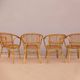 Rattan table and chair set