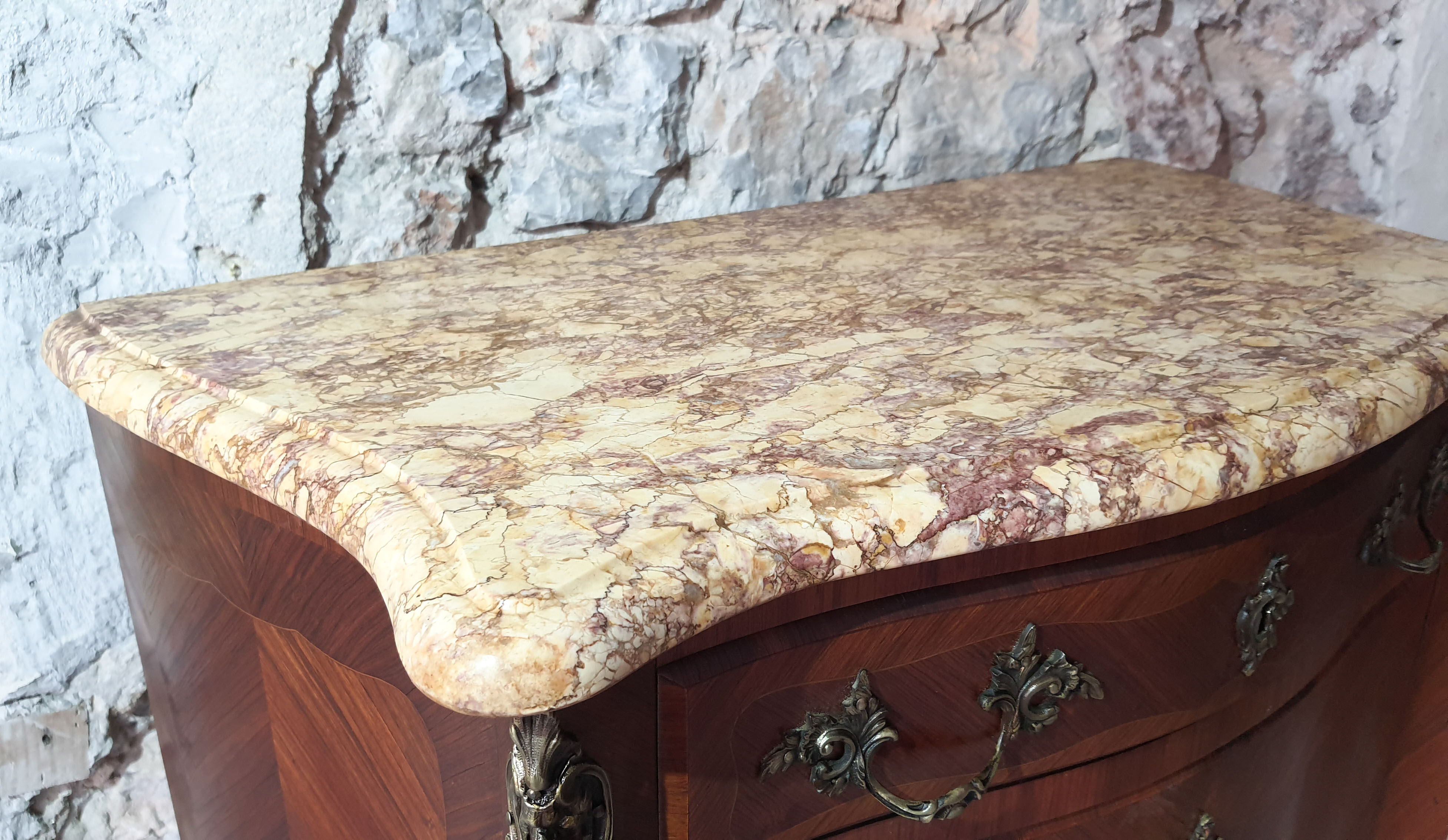 Secretary Louis XV rosewood marquetry
