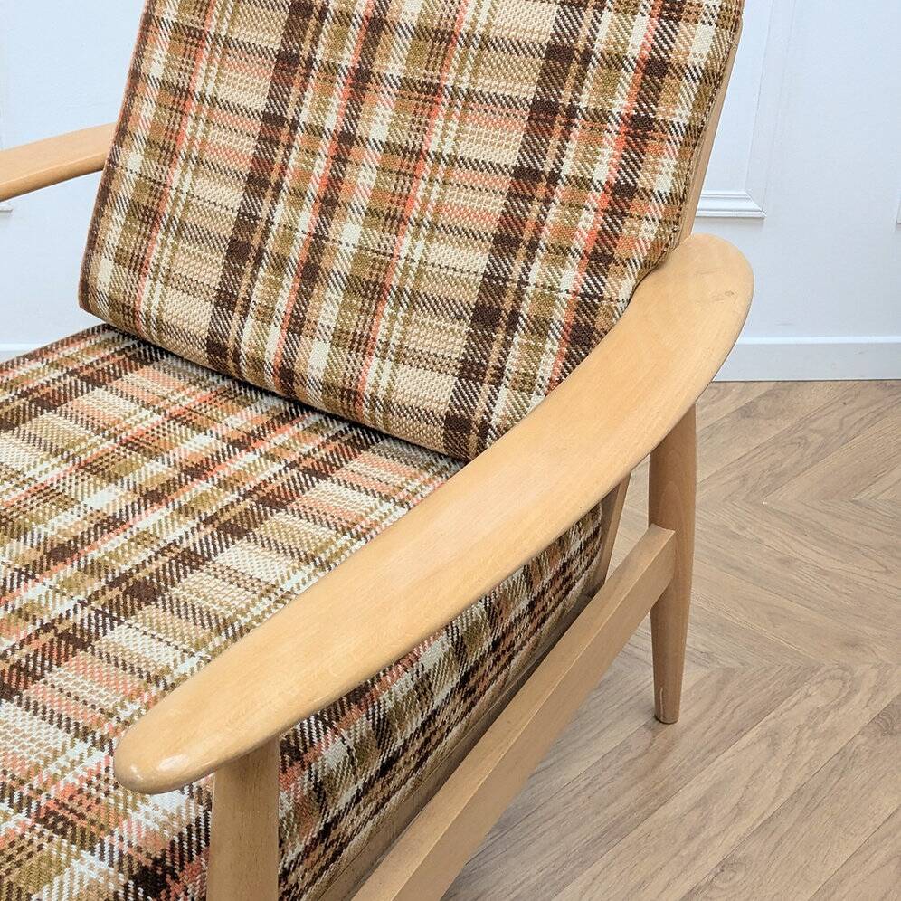 Fauteuil vintage scandinave années 70
