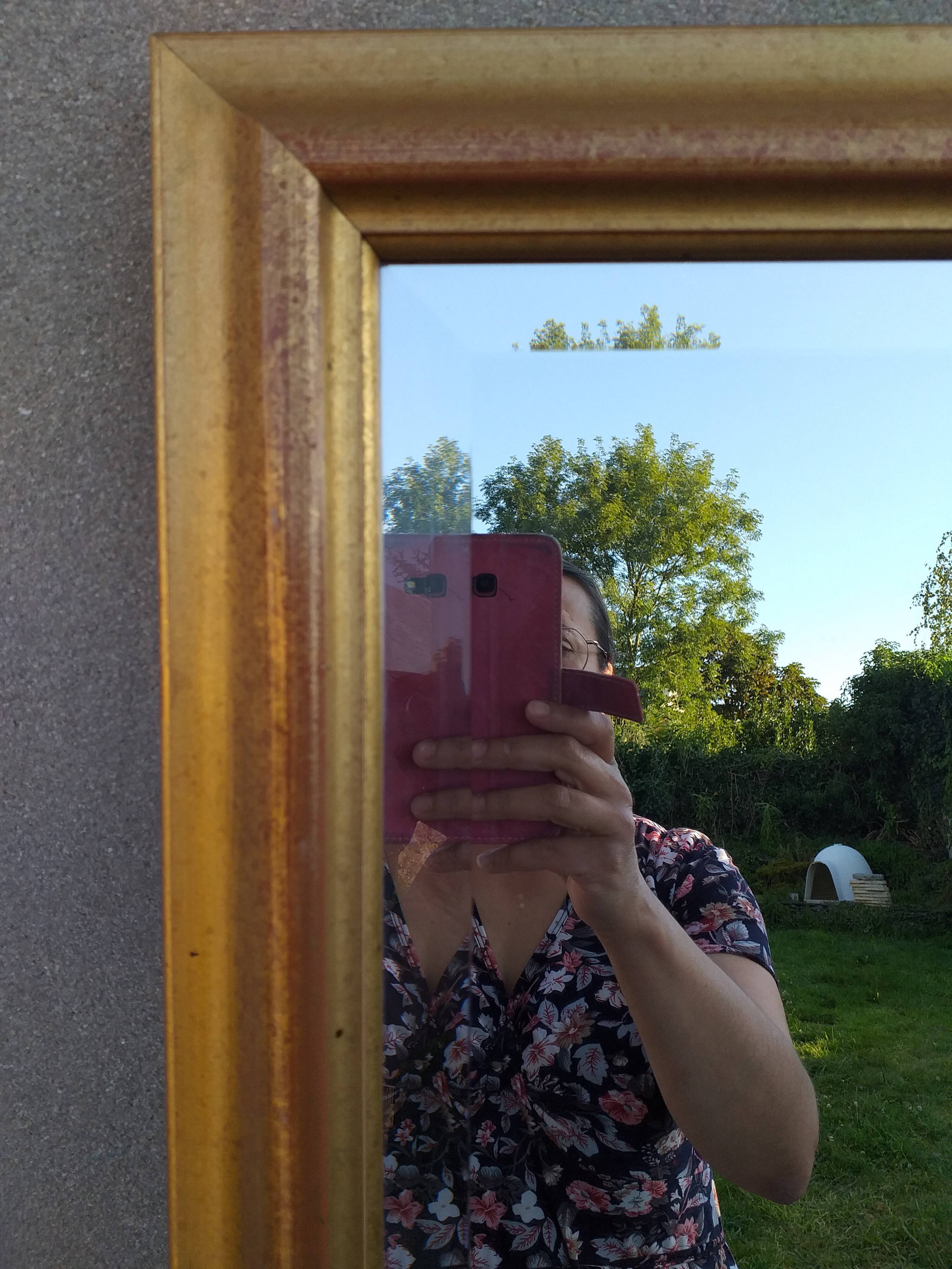 Bevelled mirror - 160x80cm