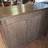 Louis XV style chest of drawers in solid oak