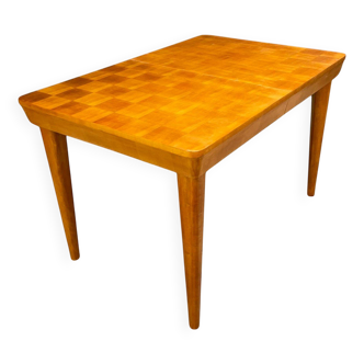 Table à manger vintage tchèque par Jindřich Halabala - Extensible, 1940 Mid-Cen