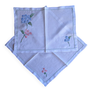 Set rectangulaire et - serviette