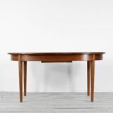 Midcentury Oblong Teak Extending Table. Vintage Modern / Danish / Retro St