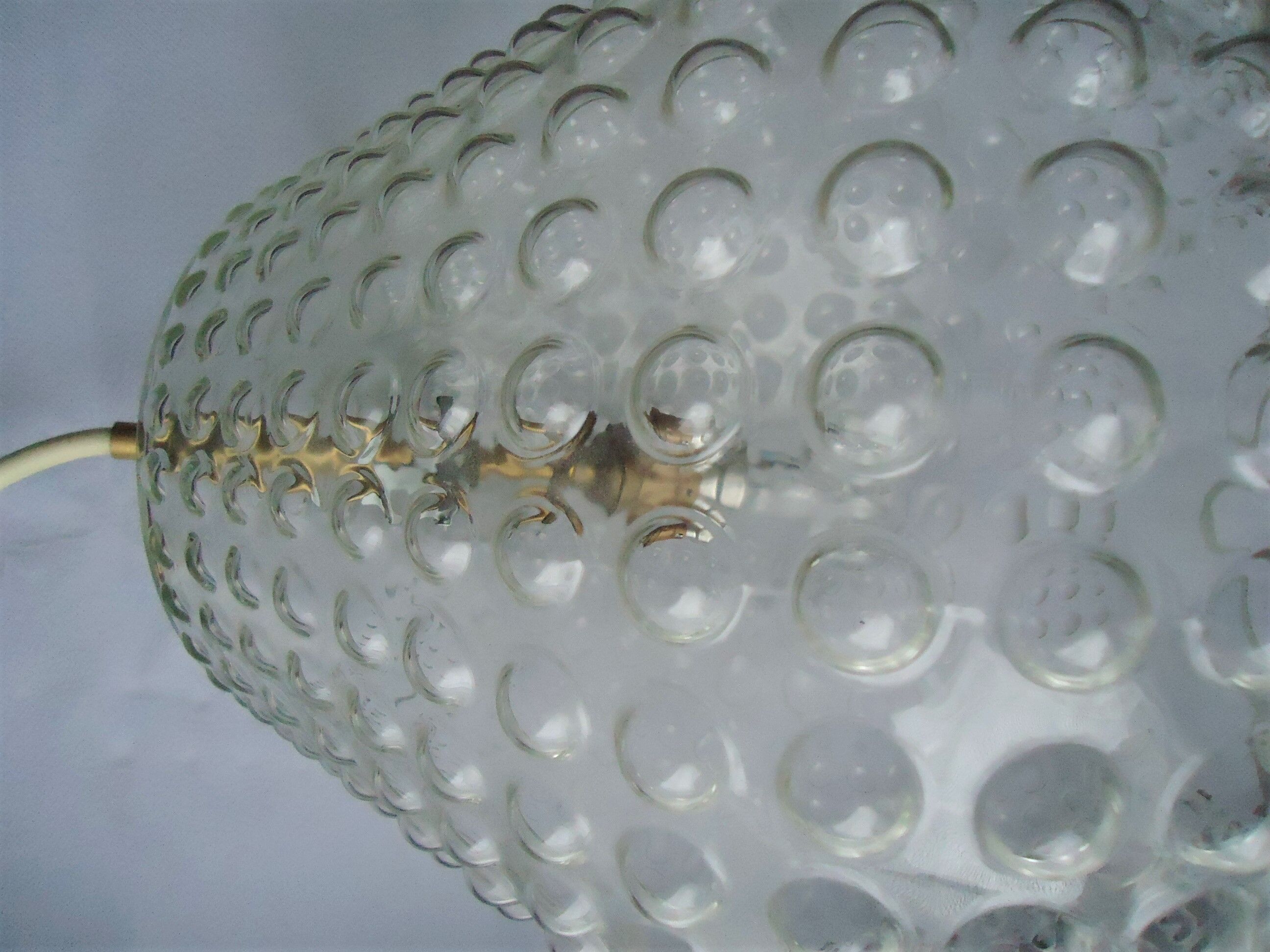 Transparent bubble glass chandelier