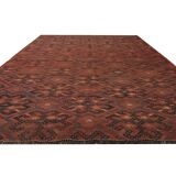 Antique Sumakh Kilim Rug, 1920s Tribal Wool Flatweave Carpet 178 x 118 cm