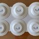 6 antique deep plates in Sarreguemines earthenware