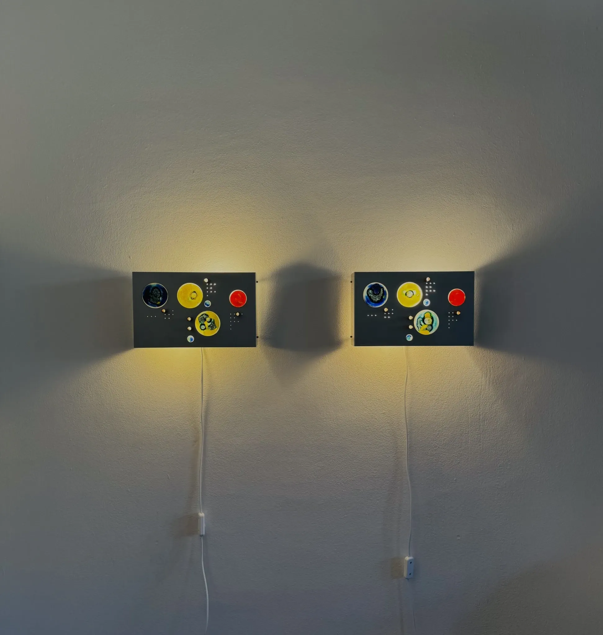 C-1701 Collage Wall Lamp By Willem Van Oyen For Raak Amsterdam, The Netherlands 1960S