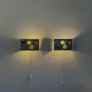 C-1701 Collage Wall Lamp By Willem Van Oyen For Raak Amsterdam, The Netherlands 1960S