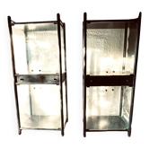 2 display cabinets signed Baumann