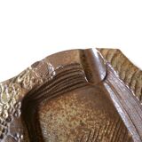Barbara Delfosse sandstone ashtray, La Borne, 1960s