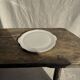 Large earthenware tart dish from Gien Quimper with a golden rim D35