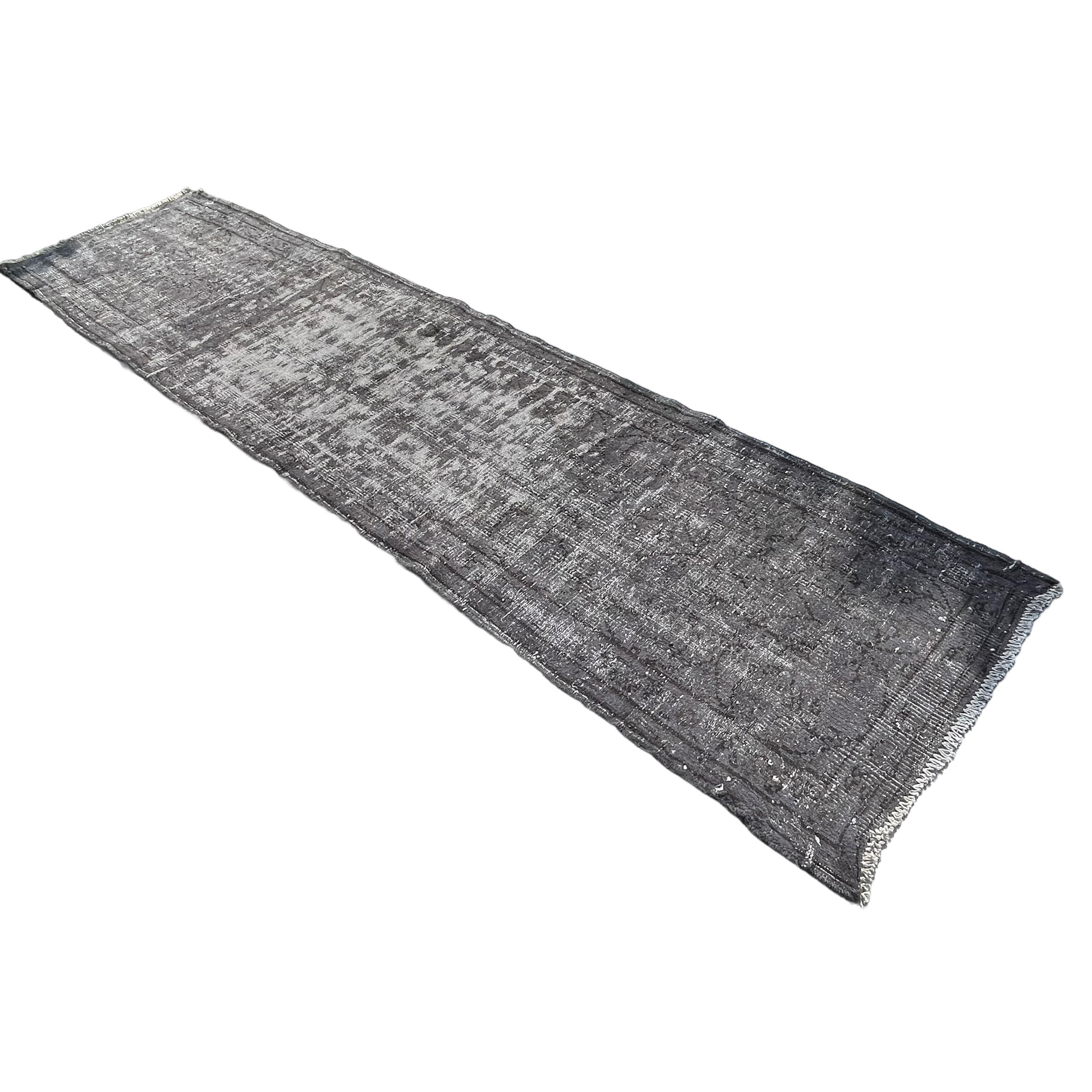 Vintage distressed turkish rug runner