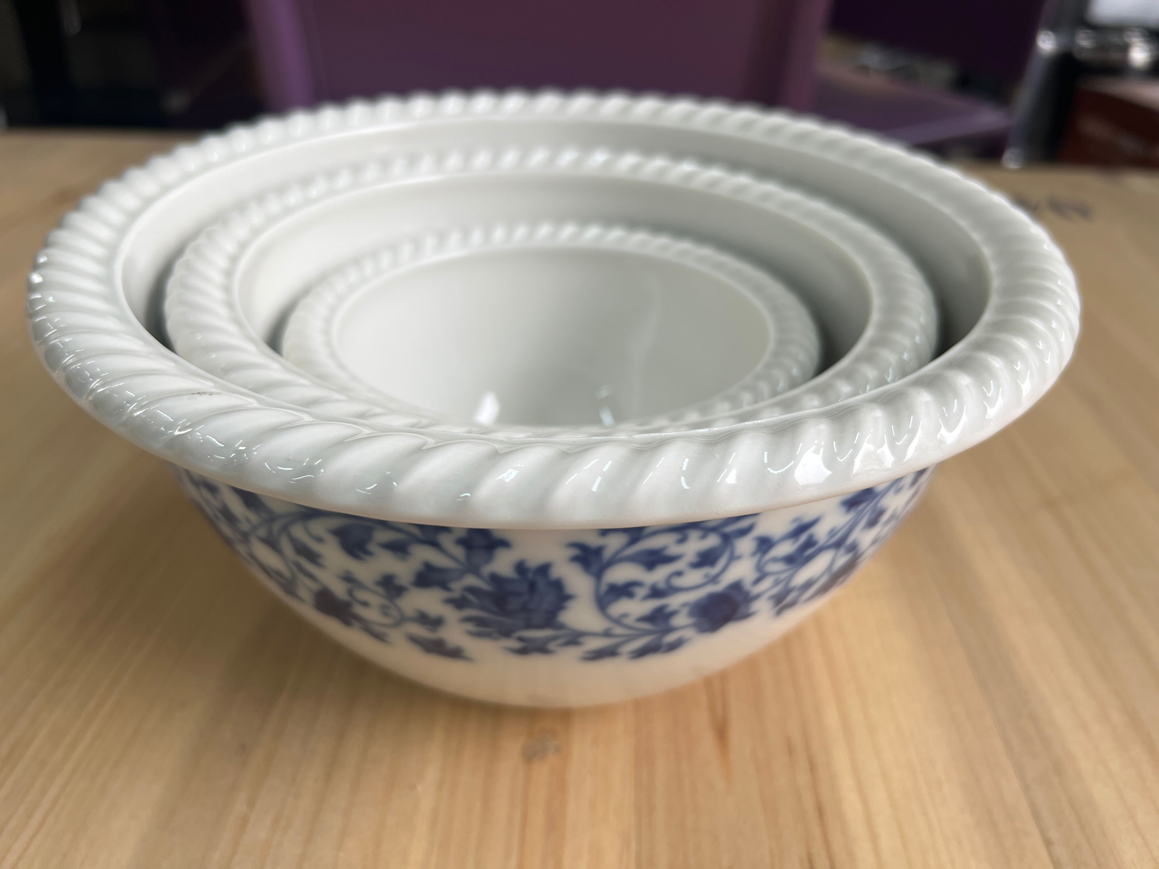 Set of 3 bowls Pillivuyt Countrystyle collection