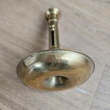 Hand candlestick with brass fitter
