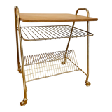 Vinyl holder side table